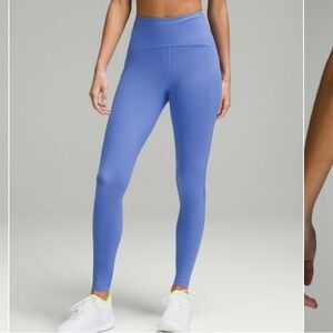 Lululemon swift speed high rise tight size 8 charged indigo